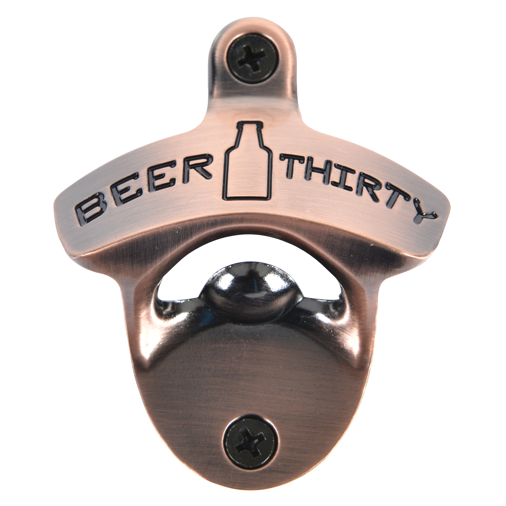 Bottle Opener Wall Mount, Brushed Antique Nickel With Free Four (4 ...